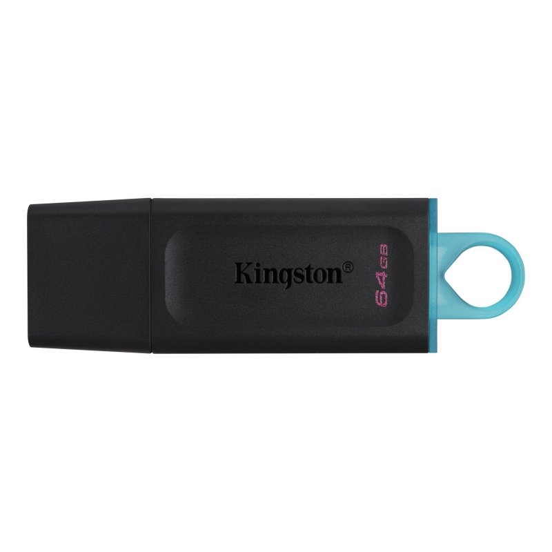 Kingston Technology DataTraveler Exodia unidade de memória USB 64 GB USB Type-A 3.2 Gen 1 (3.1 Gen 1) Preto, Turquesa