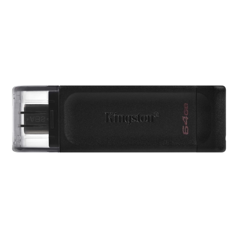 Kingston Technology DataTraveler 70 unidade de memória USB 64 GB USB Type-C 3.2 Gen 1 (3.1 Gen 1) Preto