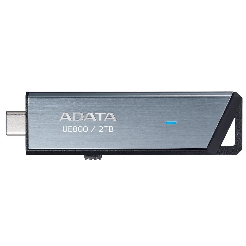 ADATA AELI-UE800-2T-CSG unidade de memória USB 2 TB USB Type-C 3.2 Gen 2 (3.1 Gen 2) Prateado
