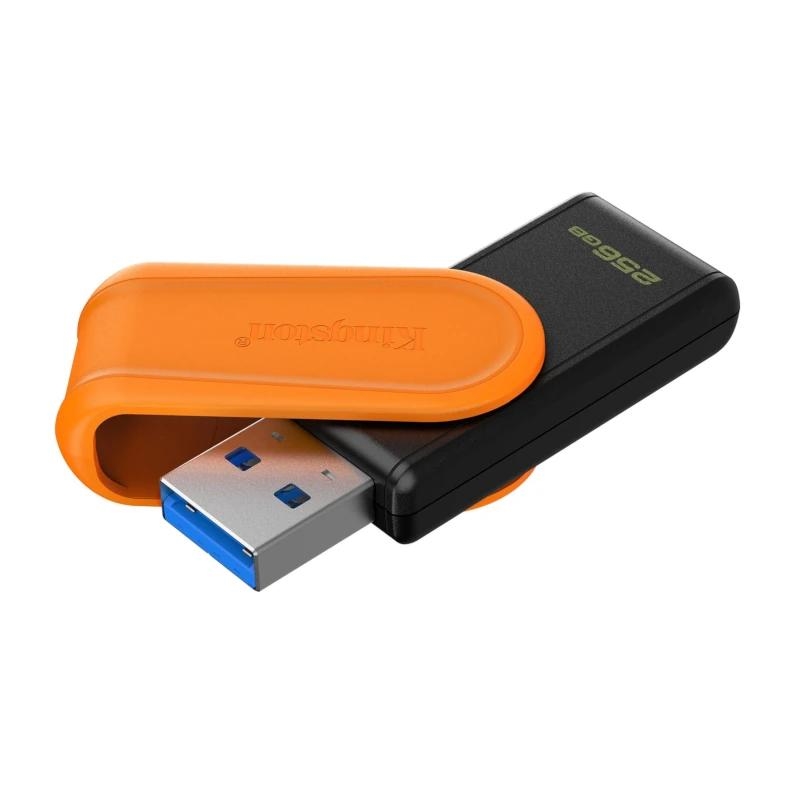 Kingston Technology DataTraveler Exodia S unidade de memória USB 256 GB USB Type-A 3.2 Gen 1 (3.1 Gen 1) Preto, Laranja