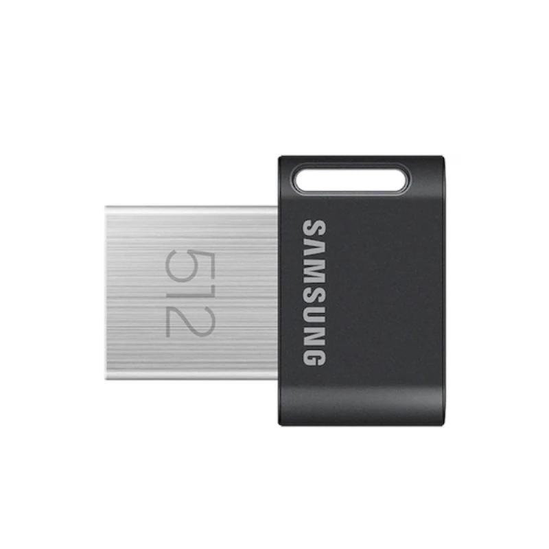 Samsung MUF-512AB unidade de memória USB 512 GB USB Type-A 3.2 Gen 1 (3.1 Gen 1) Preto, Aço inoxidável