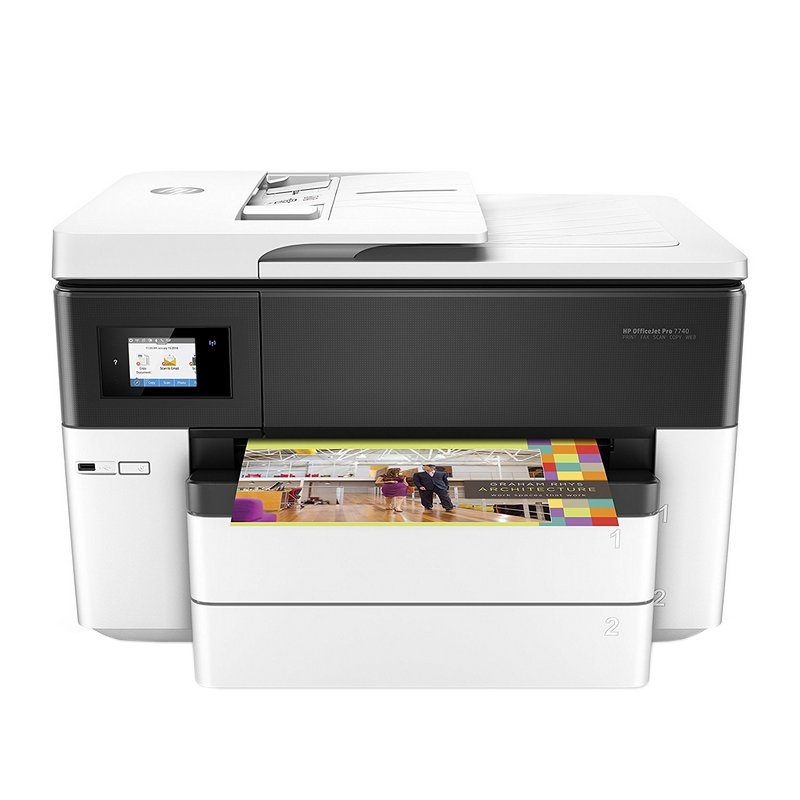 HP OfficeJet Pro 7740 Wide Format All-in-One Printer Jato de tinta térmico A3 4800 x 1200 DPI 22 ppm Wi-Fi