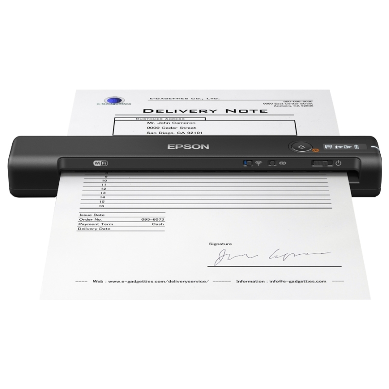 Epson WorkForce ES-60W Digitalizador portátil 600 x 600 DPI A4 Preto