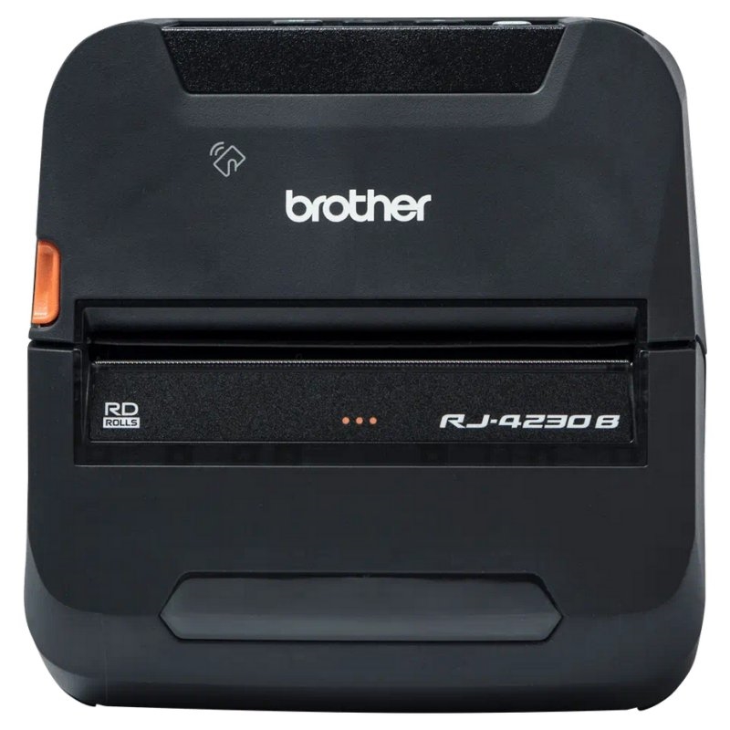 Brother RJ-4230B Impressora POS 203 x 203 DPI Com fios e sem fios Acionamento térmico direto Impressora móvel