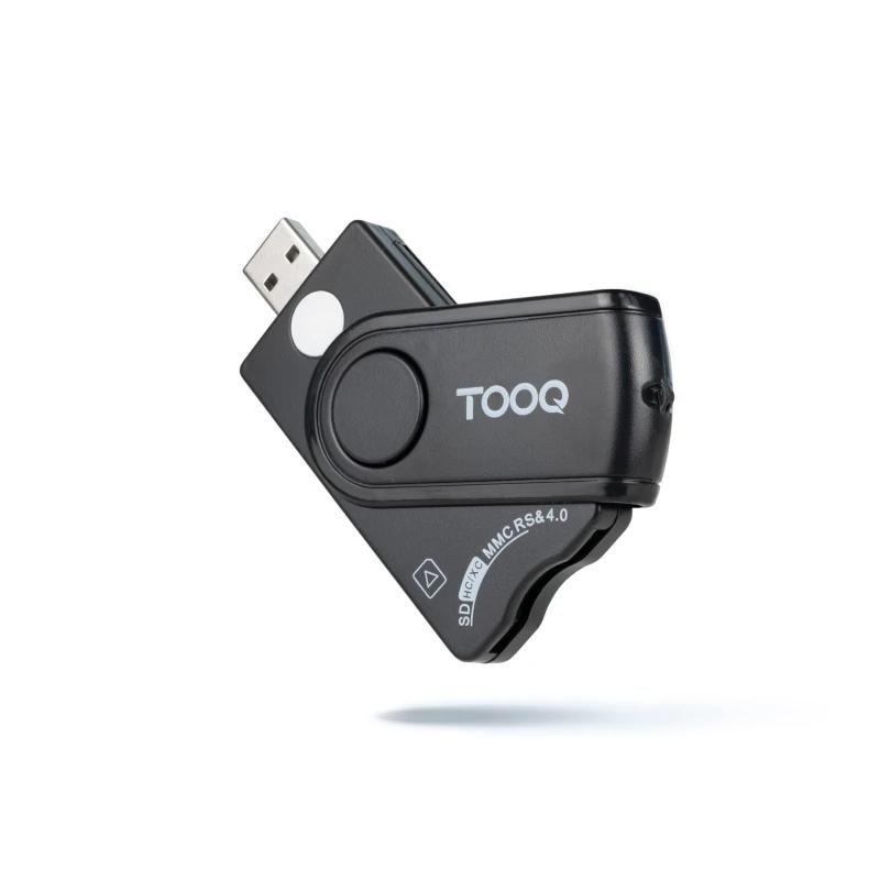 TooQ TQR-3012B leitor de smart card USB 2.0 Preto