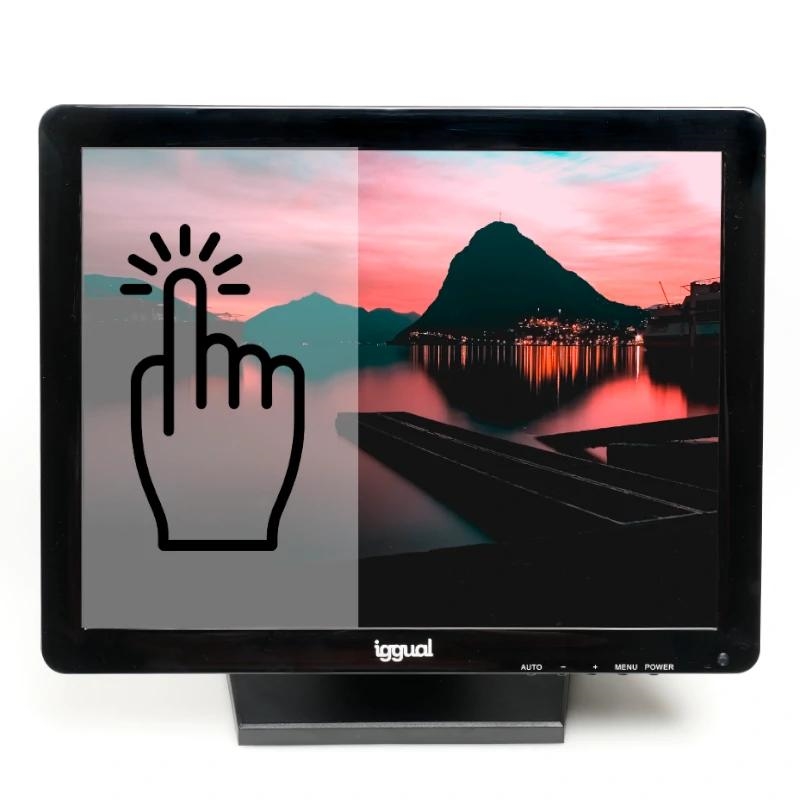 iggual IGG315750 Monitor POS 38,1 cm (15") 1024 x 768 pixels Ecrã táctil