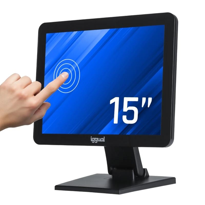 iggual MTL15X Monitor POS 38,1 cm (15") 1024 x 768 pixels XGA LCD Ecrã táctil