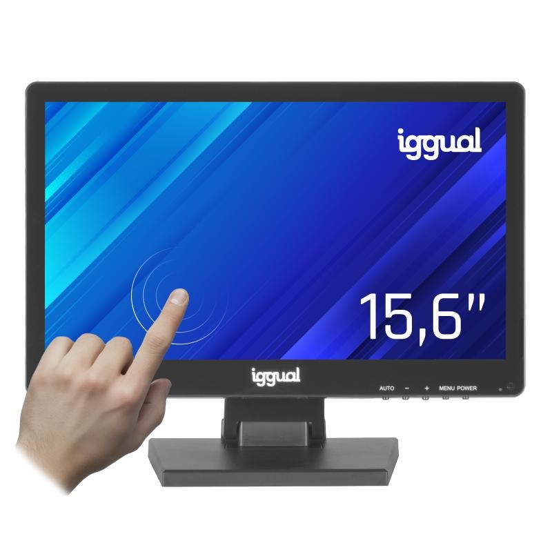 iggual MTL15PX Monitor POS 39,6 cm (15.6") 1600 x 900 pixels HD+ LCD Ecrã táctil