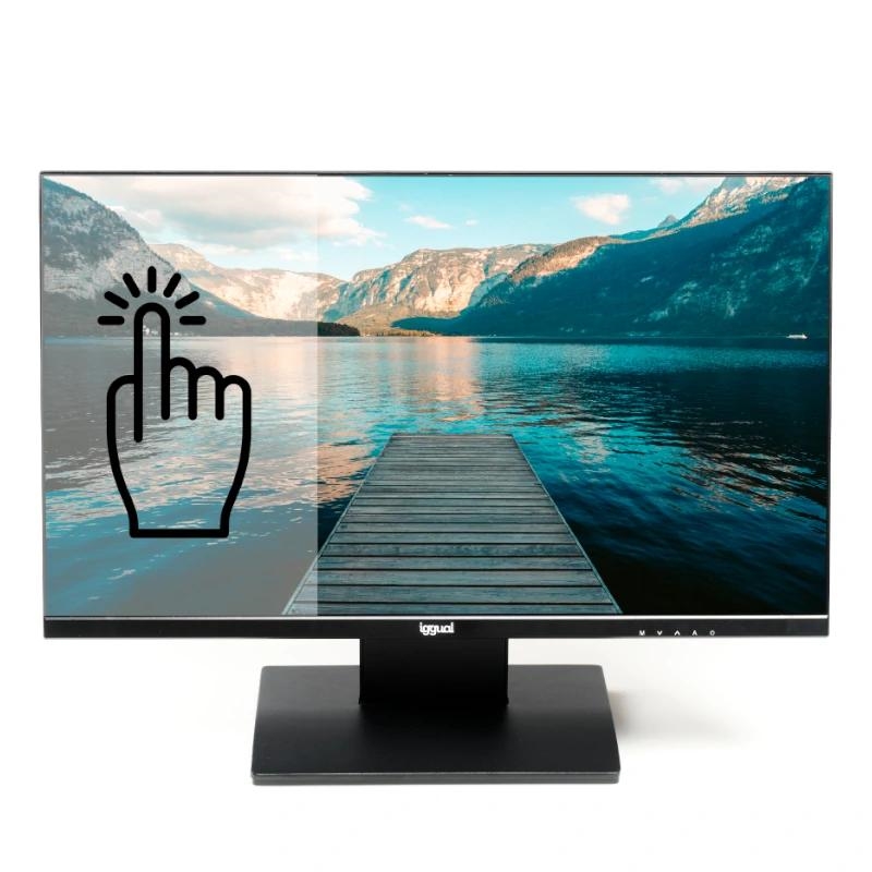 iggual MTL236A monitor de ecrã 59,9 cm (23.6") 1920 x 1080 pixels Full HD Ecrã táctil Tampo de mesa Preto