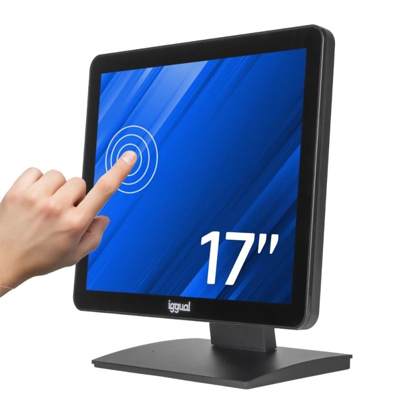 iggual MTL17X Monitor POS 43,2 cm (17") 1280 x 1024 pixels SXGA LCD Ecrã táctil