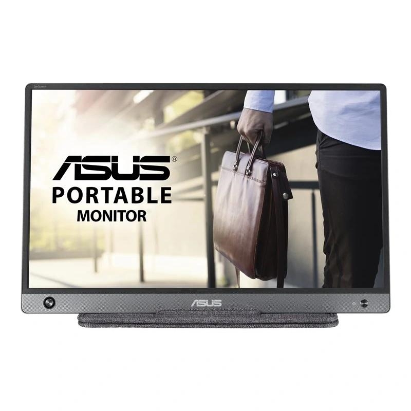 ASUS MB16AH monitor de ecrã 39,6 cm (15.6") 1920 x 1080 pixels Full HD Preto, Cinzento