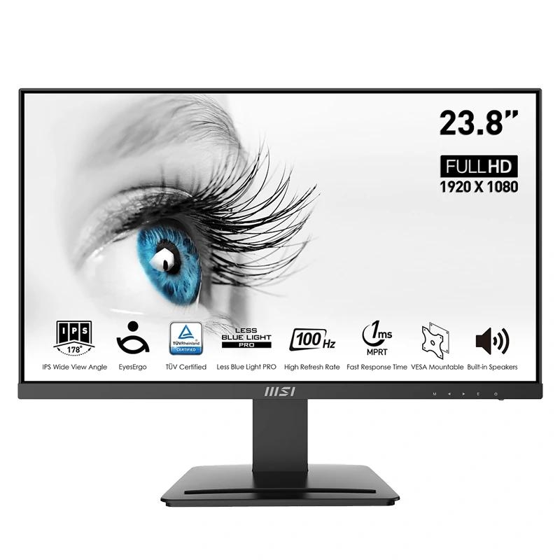 MSI Pro MP243X monitor de ecrã 60,5 cm (23.8") 1920 x 1080 pixels Full HD Preto
