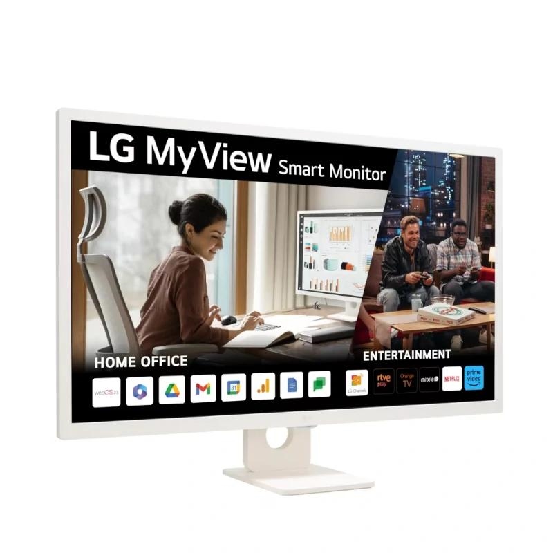 LG 32SR50F-W monitor de ecrã 80 cm (31.5") 1920 x 1080 pixels Full HD LED Branco