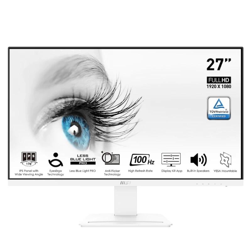 MSI Pro MP273AW monitor de ecrã 68,6 cm (27") 1920 x 1080 pixels Full HD LED Branco