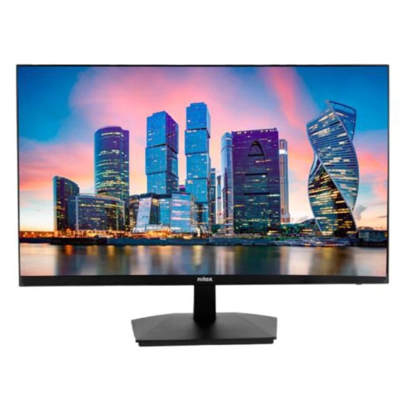 Nilox MONITOR 24" NXM24FHD12 LED IPS FHD 5MS HDMI VGA monitor de ecrã 61 cm (24") 1920 x 1080 pixels Full HD Preto