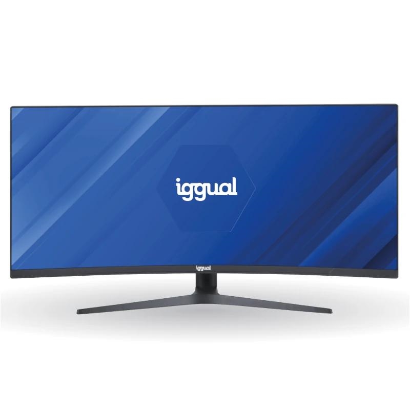 iggual IGG319543 monitor de ecrã 86,4 cm (34") 3440 x 1440 pixels Wide Quad HD LED Preto