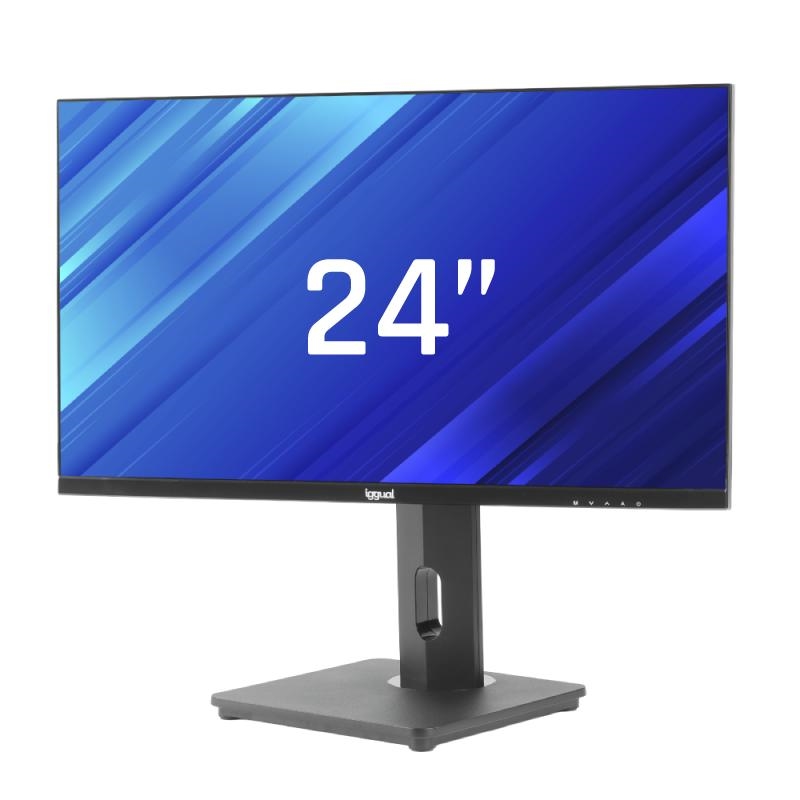 iggual ML24FA monitor de ecrã 61 cm (24") 1920 x 1080 pixels Full HD LED Preto