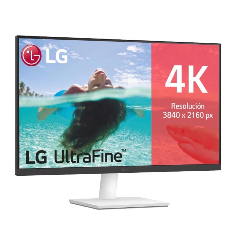 LG 27US500-W monitor de ecrã 68,6 cm (27") 3840 x 2160 pixels 4K Ultra HD LCD Branco