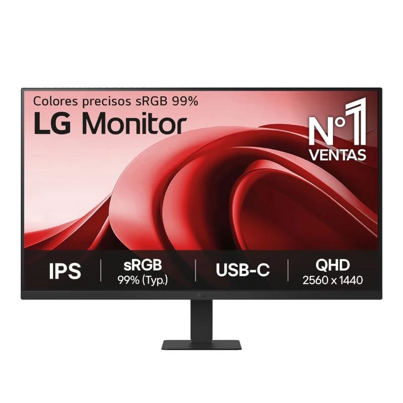 LG 32U631A-B monitor de ecrã 80 cm (31.5") 2560 x 1440 pixels Quad HD Preto
