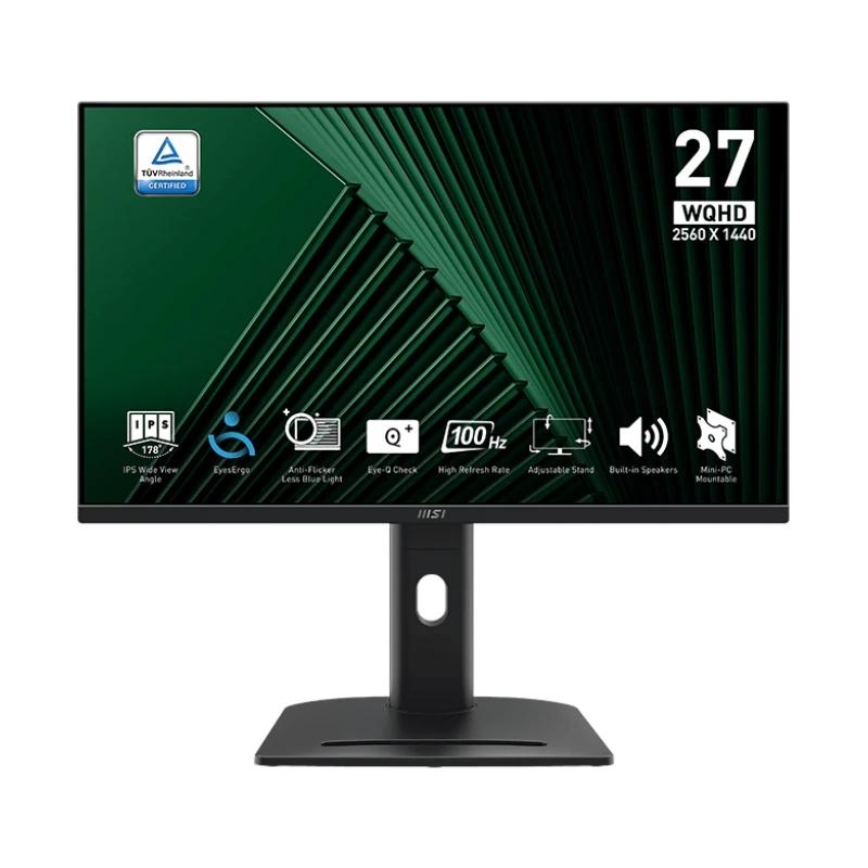 MSI Pro MP275QPG monitor de ecrã 68,6 cm (27") 2560 x 1440 pixels Wide Quad HD LCD Preto