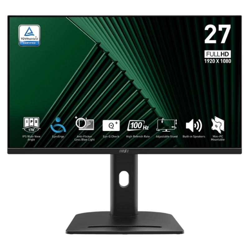 MSI PRO MP275PG monitor de ecrã 68,6 cm (27") 1920 x 1080 pixels Full HD LCD Preto