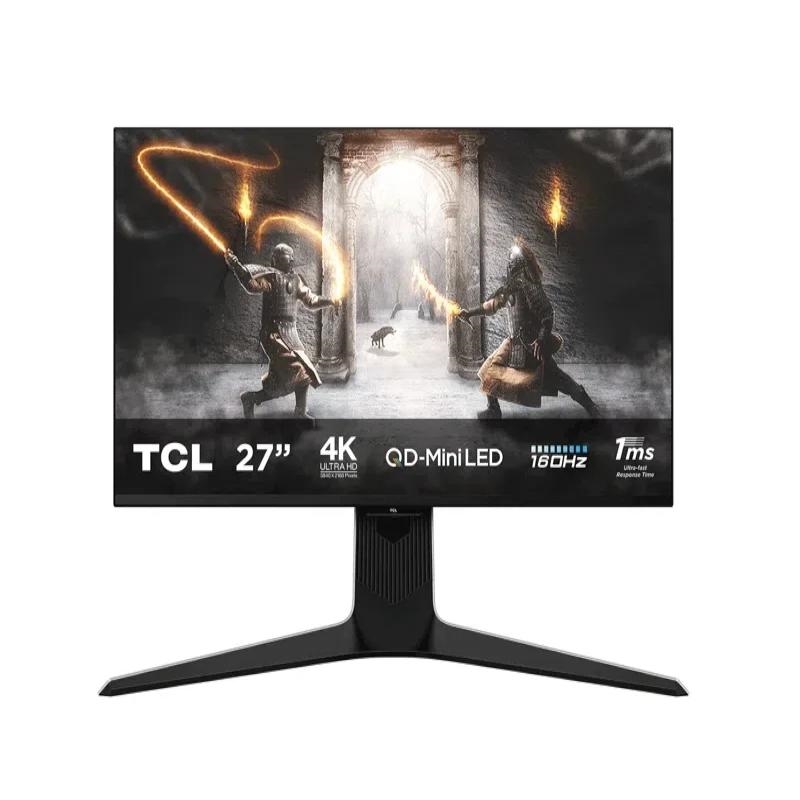 TCL R83 27R83U monitor de ecrã 68,6 cm (27") 3840 x 2160 pixels 4K Ultra HD QLED Preto, Branco