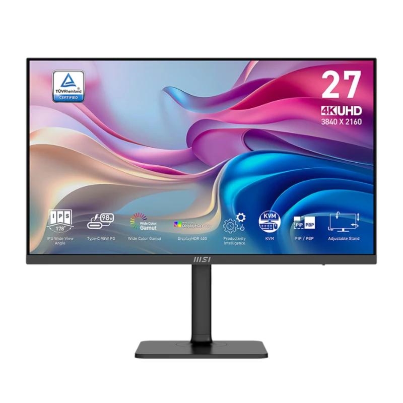 MSI Modern MD272UPHG monitor de ecrã 68,6 cm (27") 3840 x 2160 pixels 4K Ultra HD Preto