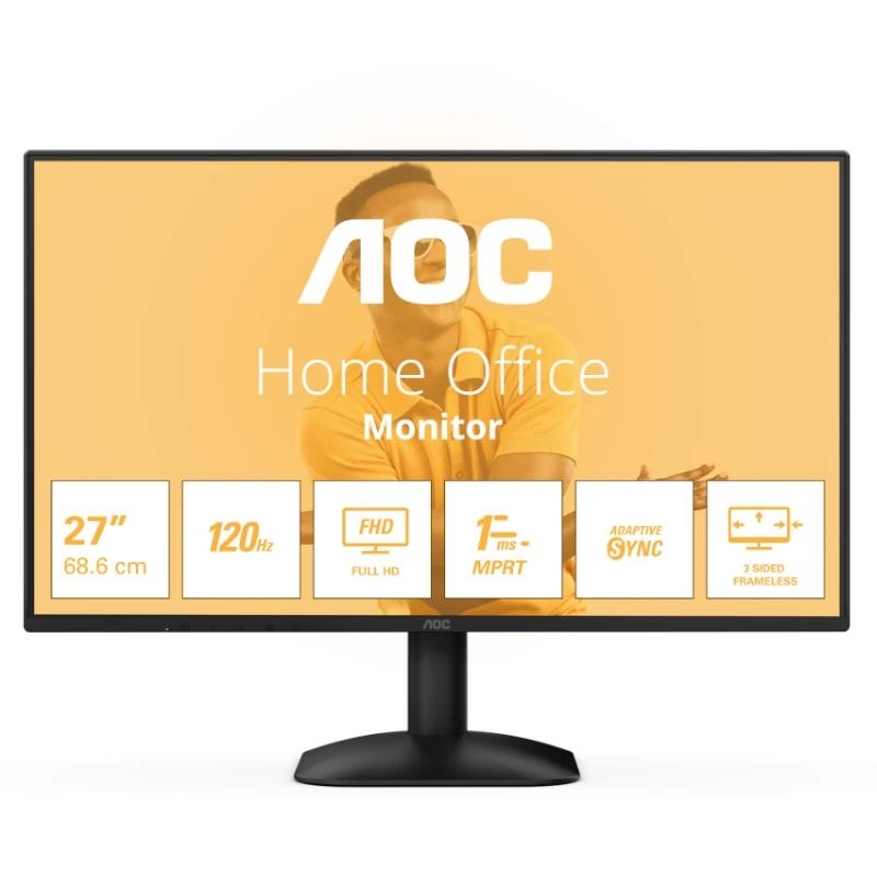 AOC B3 27B31H monitor de ecrã 68,6 cm (27") 1920 x 1080 pixels Full HD Preto