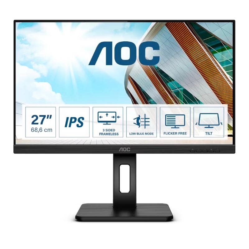 AOC | Monitor | 27P2Q | 51W | FHD | 100Hz | IPS