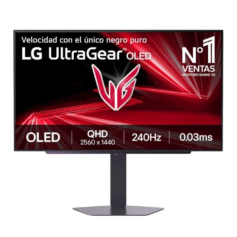 LG | Monitor | 27GX704A-B | 24W | 26.5" | 240Hz | OLED | Preto