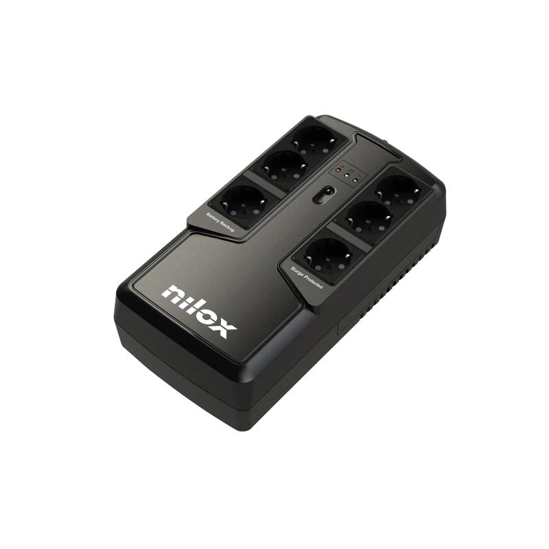 Nilox NXGCLIO8501X5V2 UPS Linha interativa 0,85 kVA 595 W 6 tomada(s) CA