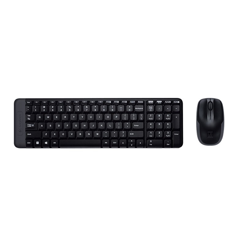 Logitech Wireless Combo MK220 teclado Rato incluído Escritório USB Espanhol Preto