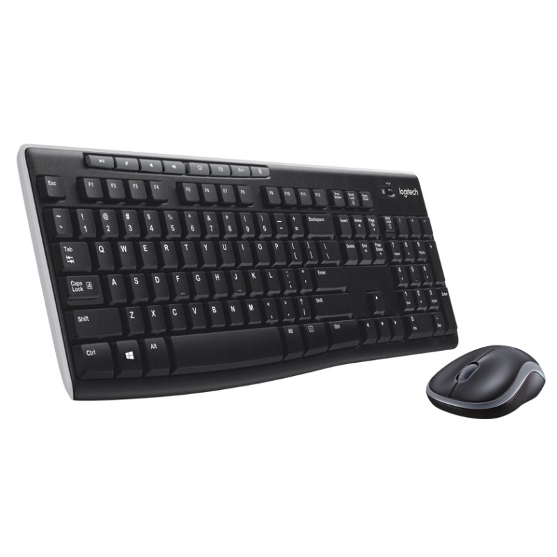 Logitech 920-004513 teclado Rato incluído Casa RF Wireless QWERTY Espanhol Preto