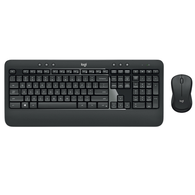 Logitech 920-008680 teclado Rato incluído Universal RF Wireless QWERTY Espanhol Preto, Branco