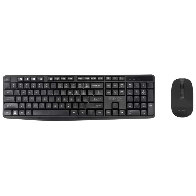 Approx! | Kit Teclado + Rato | MK335 | Preto