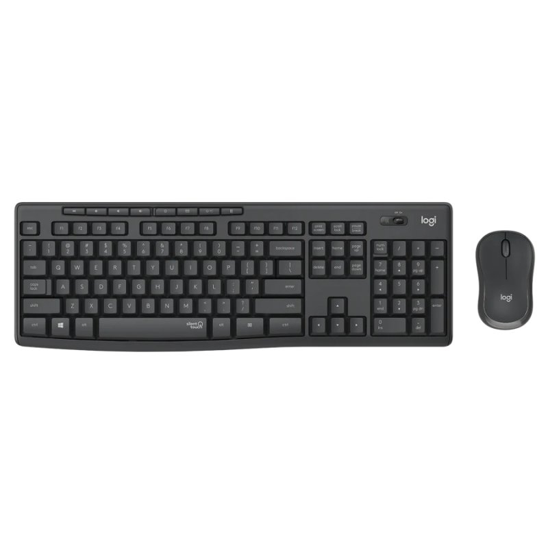 Logitech 920-009798 teclado Rato incluído Escritório RF Wireless QWERTY Espanhol Grafite