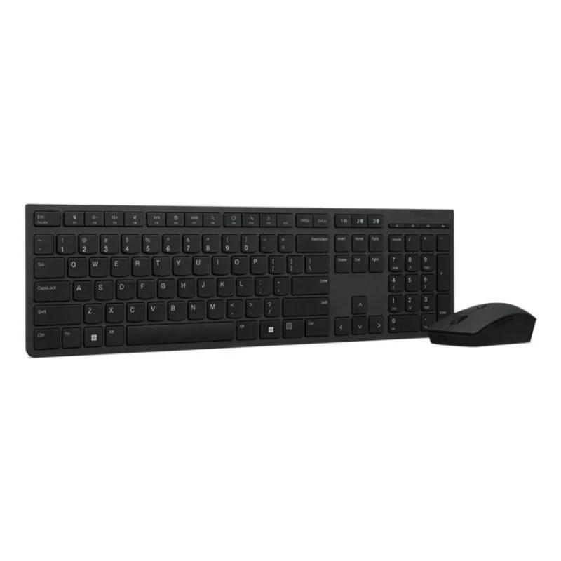 Lenovo 4X31K03961 teclado Rato incluído RF Wireless + Bluetooth Português Cinzento