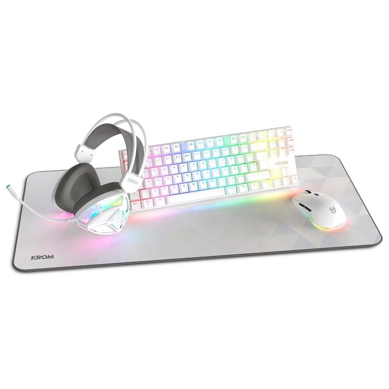 Krom | Kit Teclado + Rato | KLASS PCombo Gaming 4 en 1