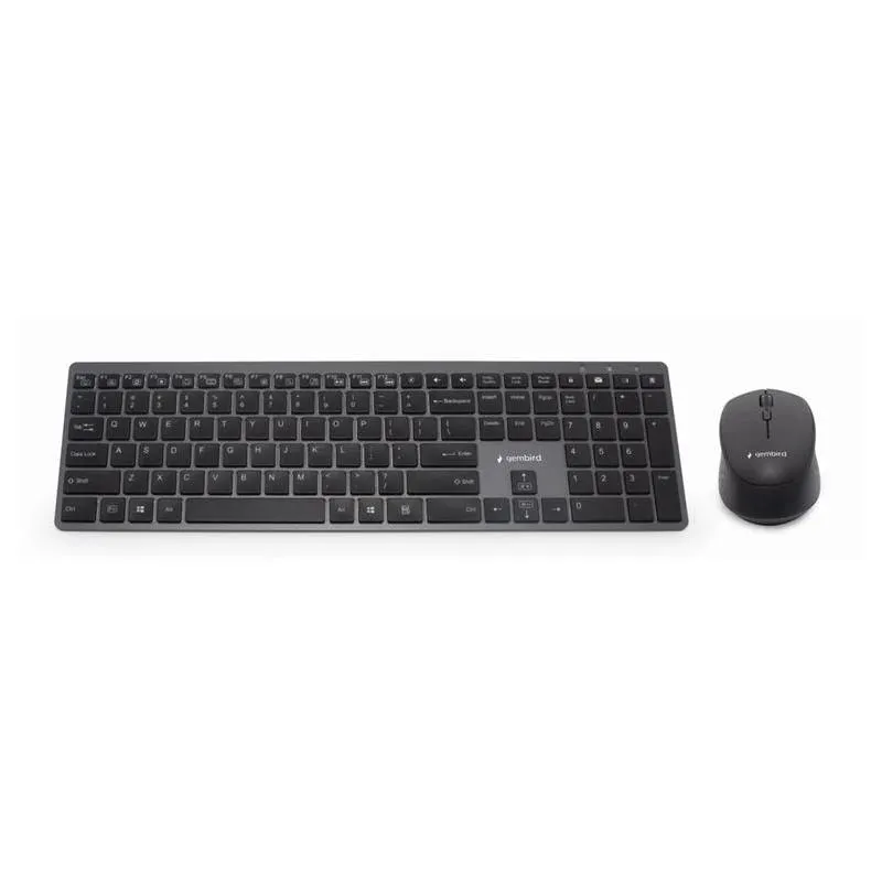 Gembird | Kit Teclado + Rato | KBS-ECLIPSE-M500-ES