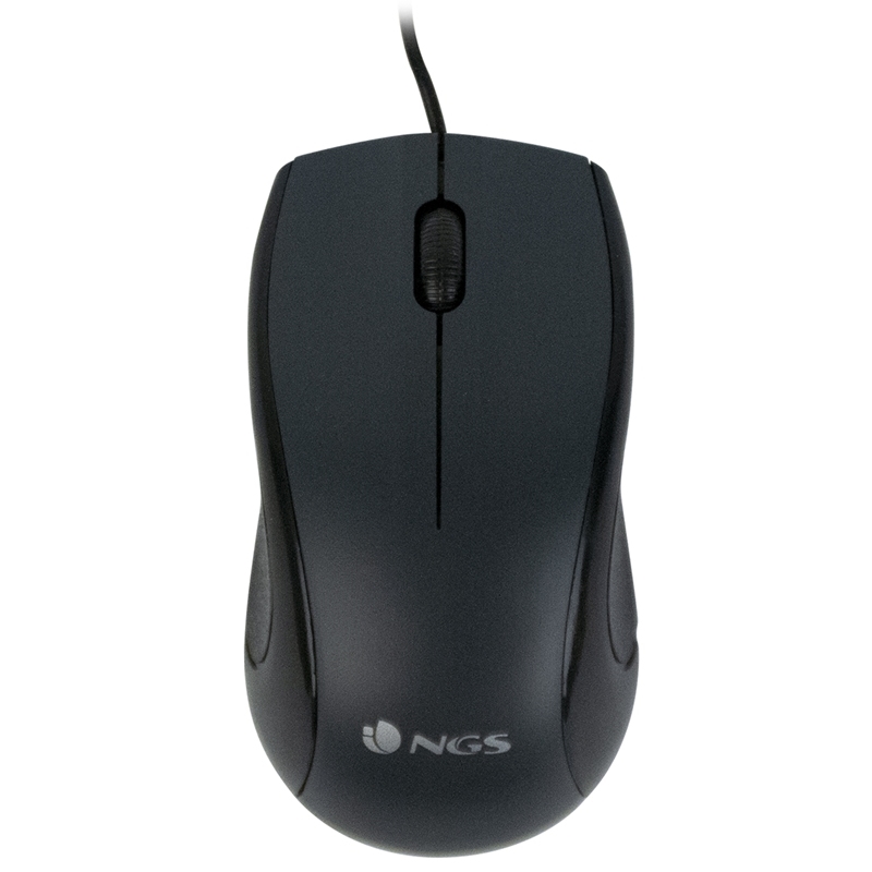 NGS Black Mist rato Escritório Mão direita USB Type-A Ótico 800 DPI