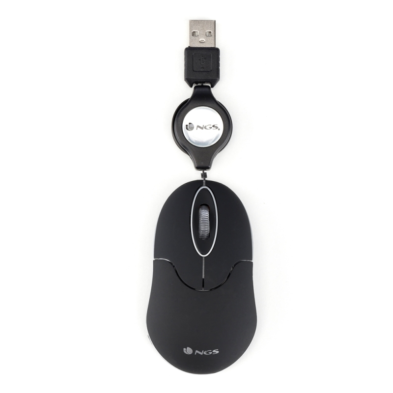 NGS SIN rato Viagem Ambidestro USB Type-A Ótico 1000 DPI