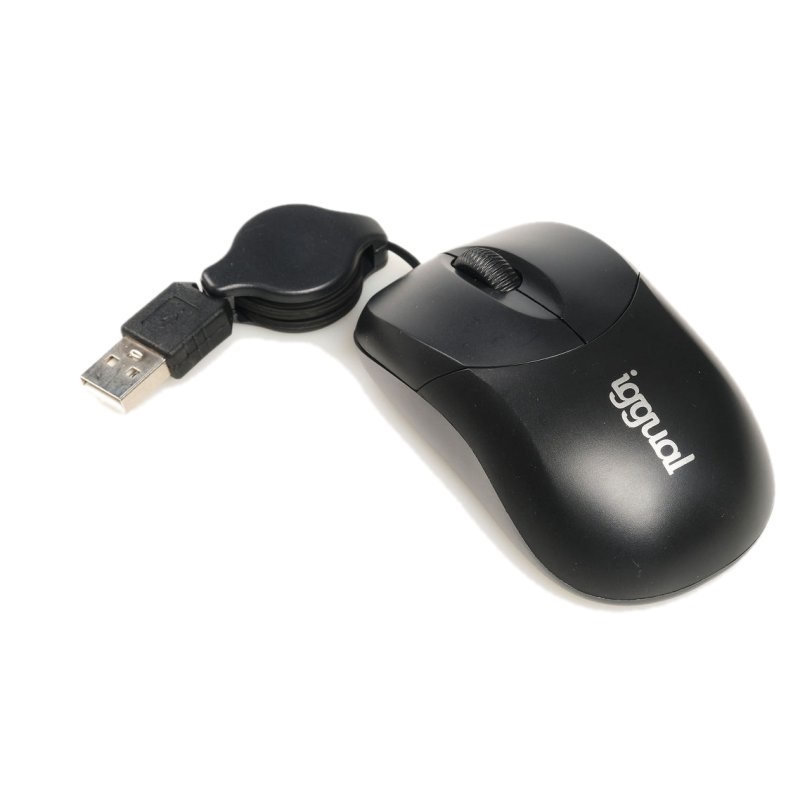 iggual IGG316832 rato Escritório Ambidestro USB Type-A 800 DPI