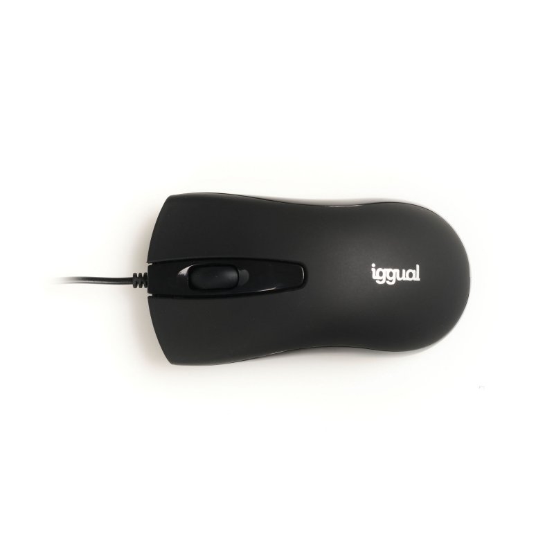 iggual IGG317648 rato Escritório Ambidestro USB Type-A 1200 DPI