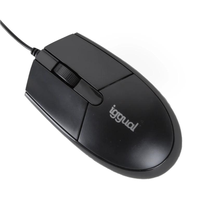 iggual COM-BASIC3-800DPI rato Escritório Ambidestro USB Type-A
