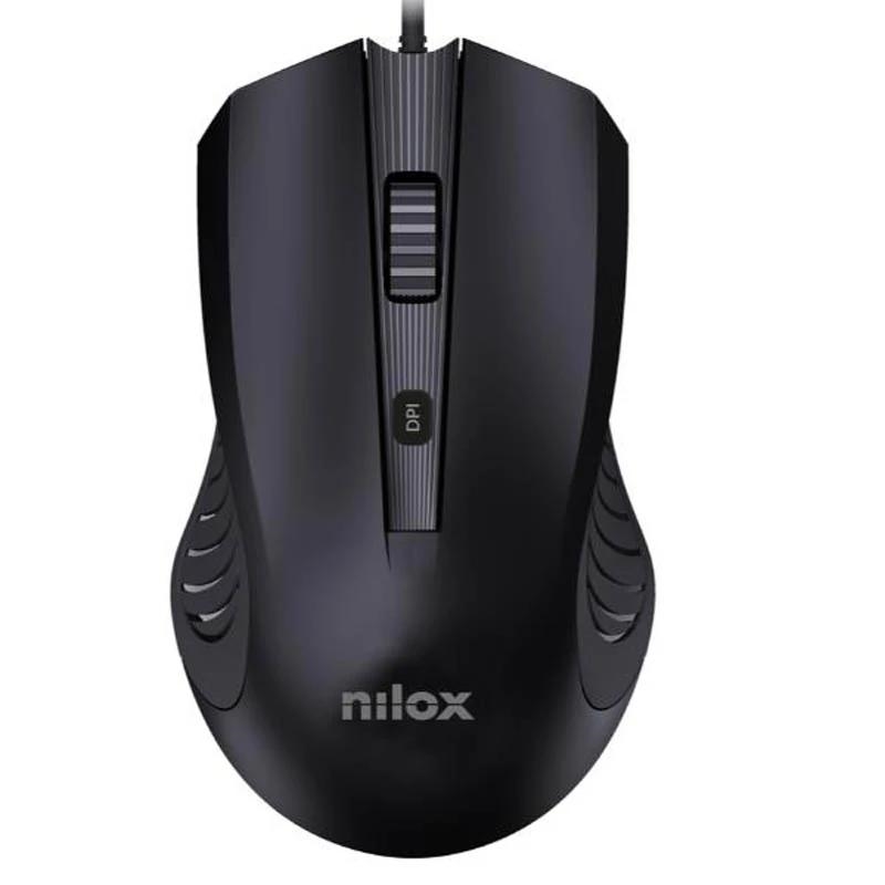Nilox MOUSB1013 rato Escritório USB Type-A Ótico 2400 DPI