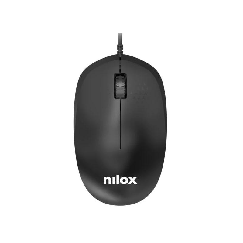 Nilox MOUSB1012 rato Escritório USB Type-A Ótico 1200 DPI