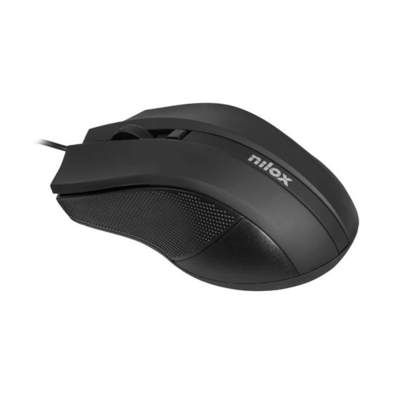 Nilox OTTICO rato Escritório Ambidestro USB Type-A Ótico 1600 DPI