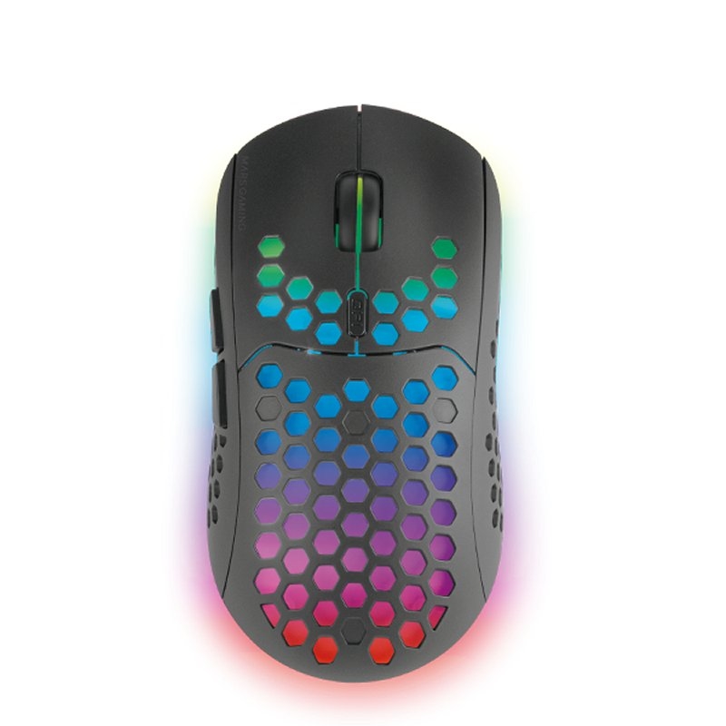 Mars Gaming MMW3 rato Jogos Mão direita RF Wireless Ótico 3200 DPI
