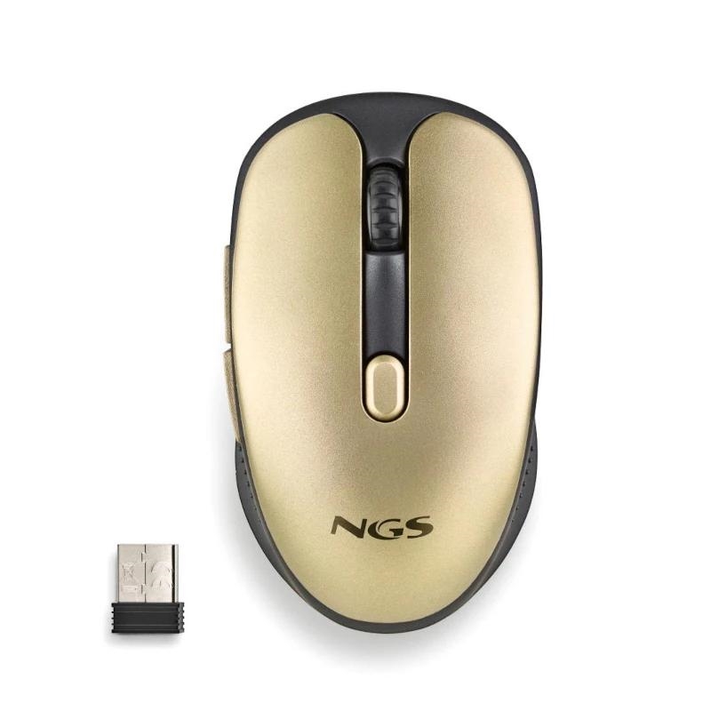 NGS EVO RUST rato Escritório Mão direita RF Wireless Ótico 1600 DPI