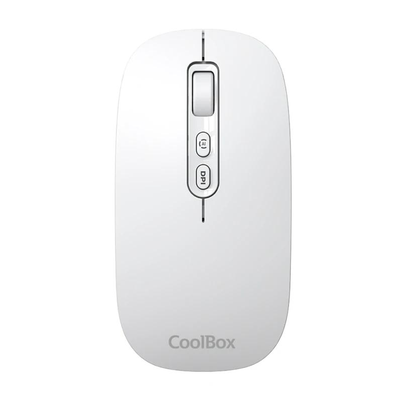 CoolBox W02 rato Casa Ambidestro RF Wireless + Bluetooth Ótico 1600 DPI